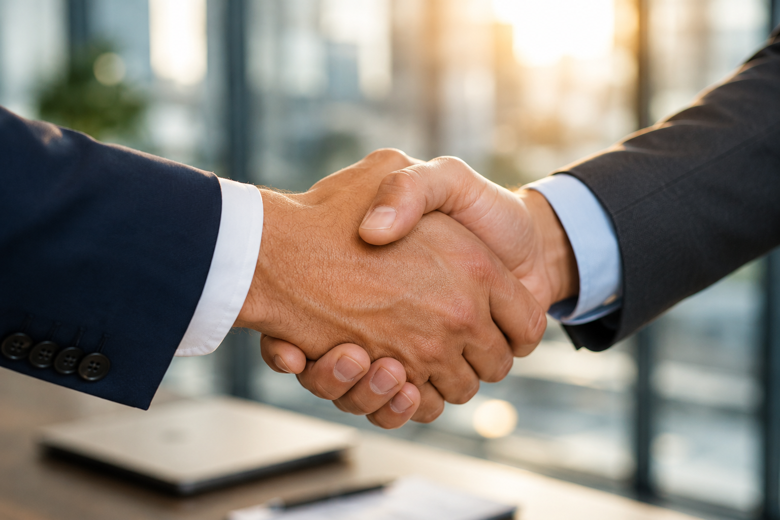 Professionelle B2B-Partnerschaft und Projektbesprechung
